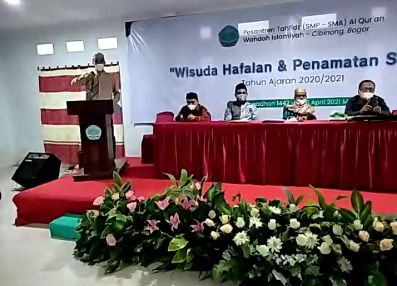 Pesantren Tahfidz Wahdah Islamiyah Cibinong Selenggarakan Wisuda