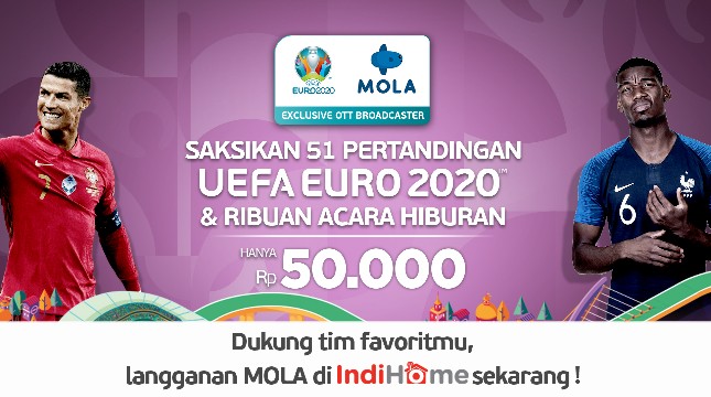 Serunya UEFA EURO 2020™️ di MOLA, Kini Tersedia di IndiHome TV!