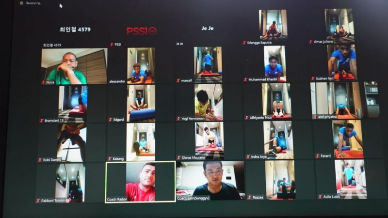 Tim U-19 Indonesia Mulai Jalani Latihan secara Virtual
