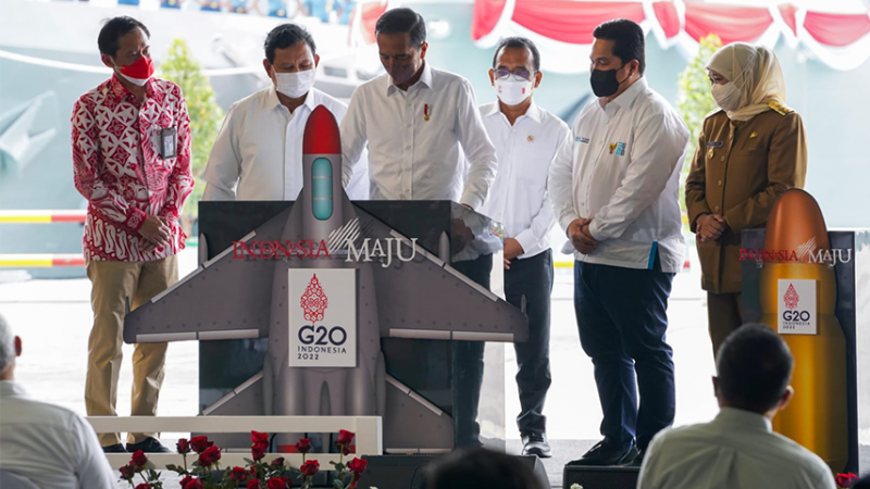 Jokowi Resmikan Pabrik Elemented Detonator Pertama di Indonesia