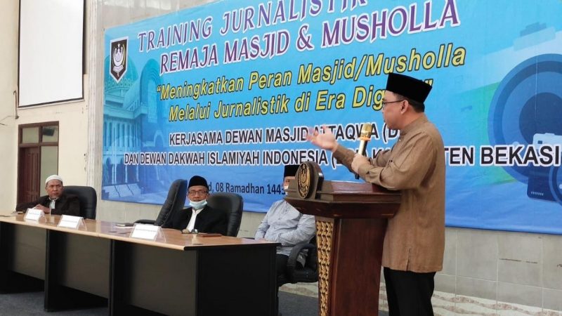 Remaja Masjid Ikuti Pelatihan Jurnalistik Digital Dewan Da’wah Kabupaten Bekasi