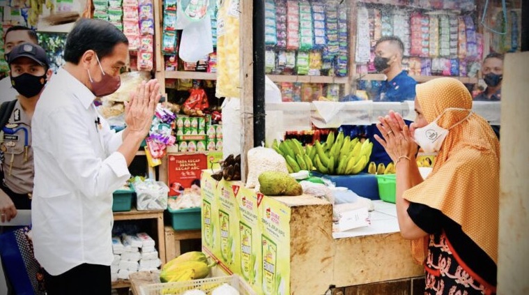 Jelang Ramadan, Presiden Cek Ketersediaan Bahan Pokok di Sejumlah Pasar