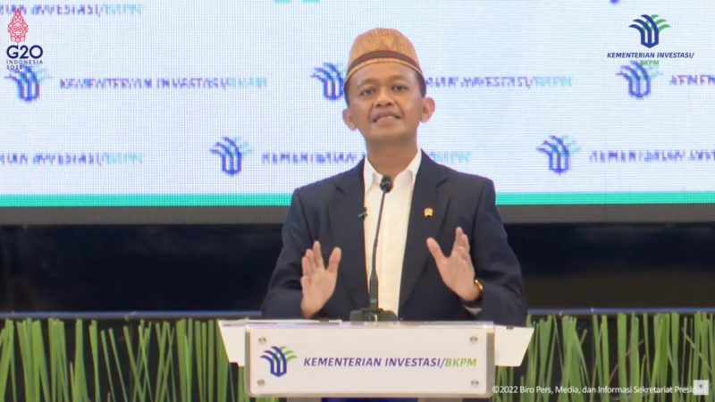 Realisasi Investasi Triwulan I/2022 sebesar Rp282,4 Triliun