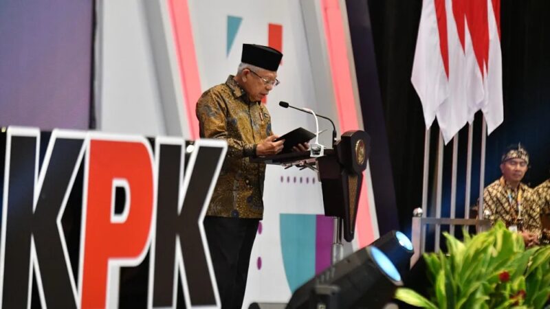 Wapres Pesankan KPK Terus Berantas Perilaku Koruptif