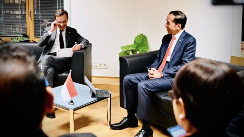 Bertemu PM Swedia, Presiden Dorong Kerja Sama Pembangunan Hijau