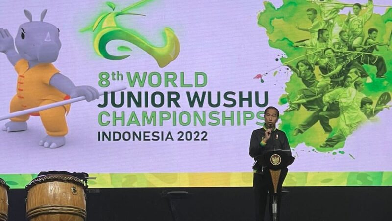 Presiden Jokowi Buka Kejuaraan Dunia Wushu Junior Ke-8