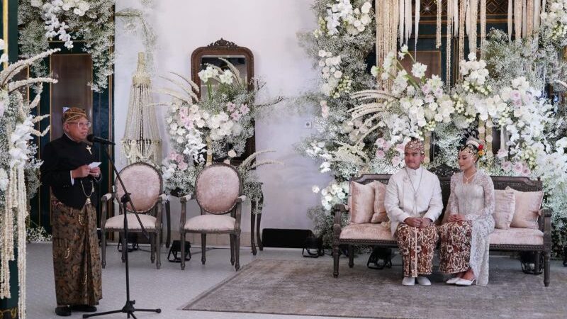 Hadiri Akad Nikah Kaesang Pangarep, Wapres Sampaikan Nasihat Pernikahan