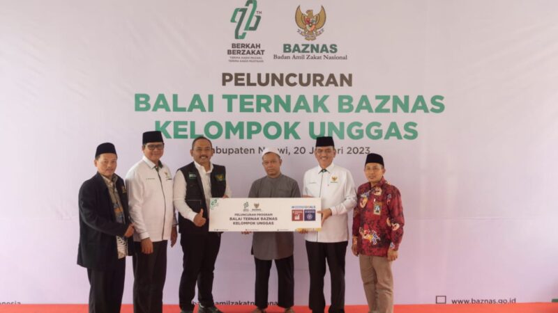 Peringati HUT ke-22, BAZNAS Luncurkan Program Balai Ternak di Ngawi