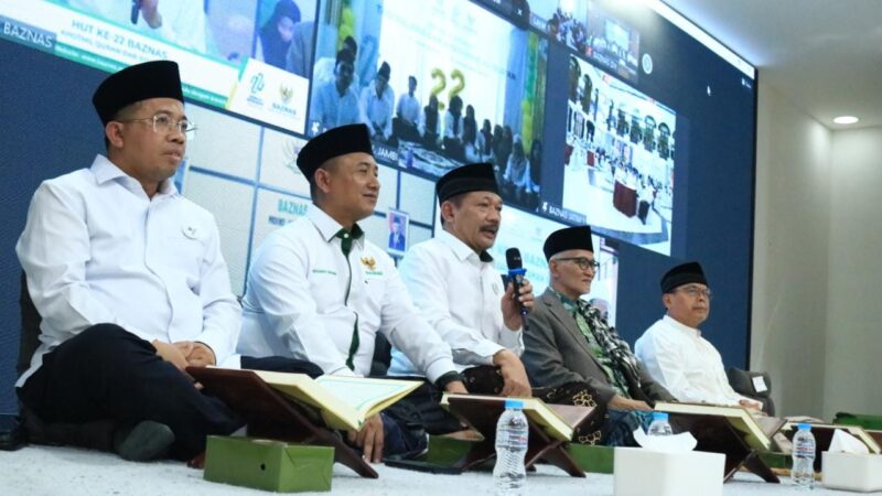 HUT ke 22, BAZNAS se-Indonesia Selenggarakan Khataman Quran
