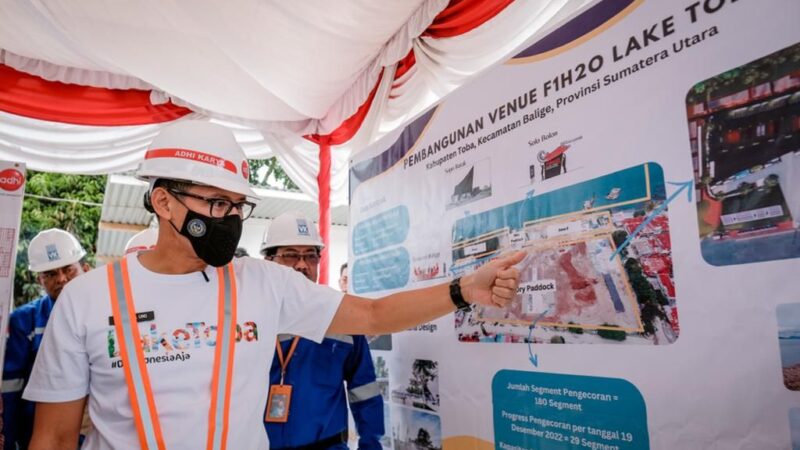 Pemerintah Targetkan F1 PowerBoat Danau Toba Dipadati 25 Ribu Wisatawan