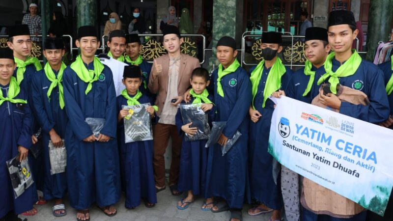 Santunan dan Belanja Bareng Yatim Bareng Koh Denis Lim