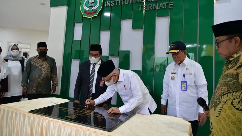 Wapres Resmikan Gedung Kuliah Terpadu IAIN Ternate
