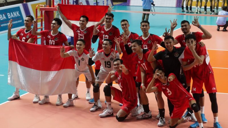Indonesia Pertegas Raja Voli Putra Asia Tenggara Usai Hattrick Emas SEA Games