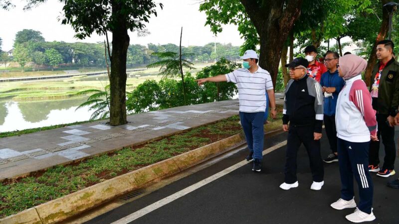 Wapres Tinjau Wisatawan Kunjungi TMII Pascarevitalisasi