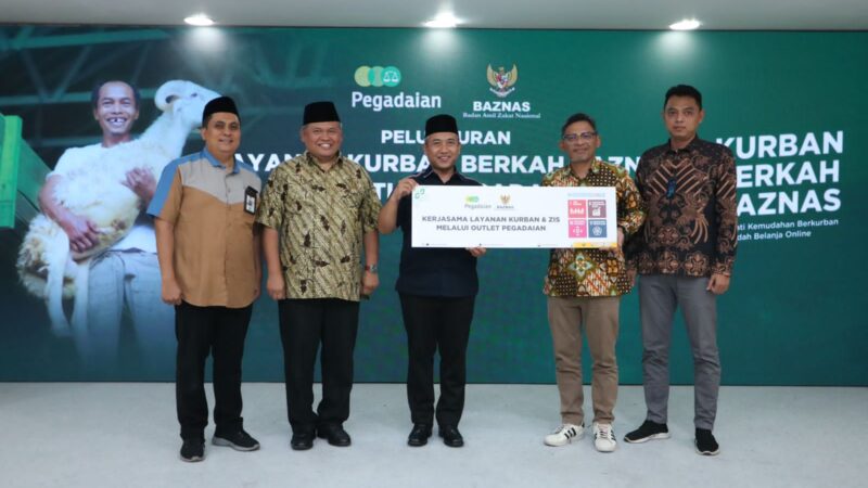BAZNAS Bersama Pegadaian Kembali Beri Kemudahan Layanan ZIS dan Kurban