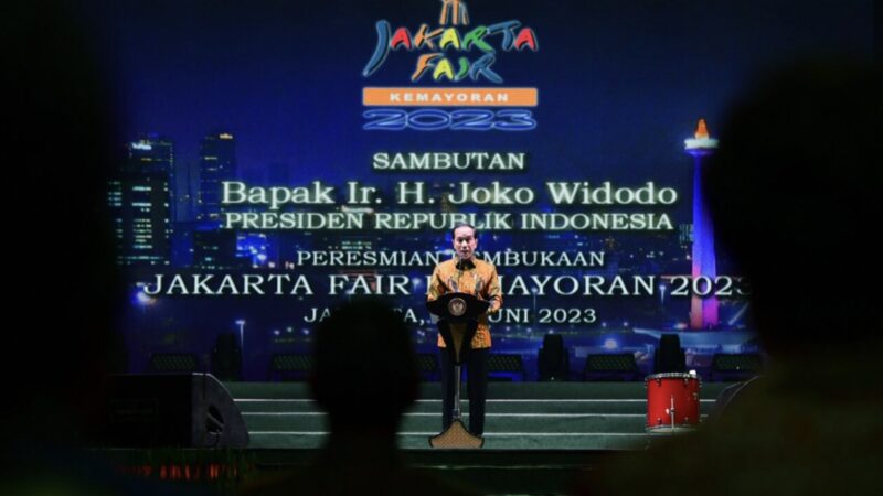 Presiden Joko Widodo Resmi Buka Jakarta Fair 2023