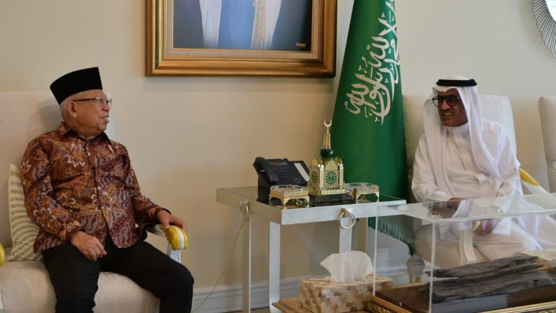 Wapres dan Dubes Arab Saudi Sepakat Perkuat Kerja Sama Ekonomi