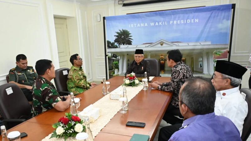 Wapres Terima Laporan Penyelesaian Polemik Al-Zaytun dan Pembebasan Pilot Susi Air