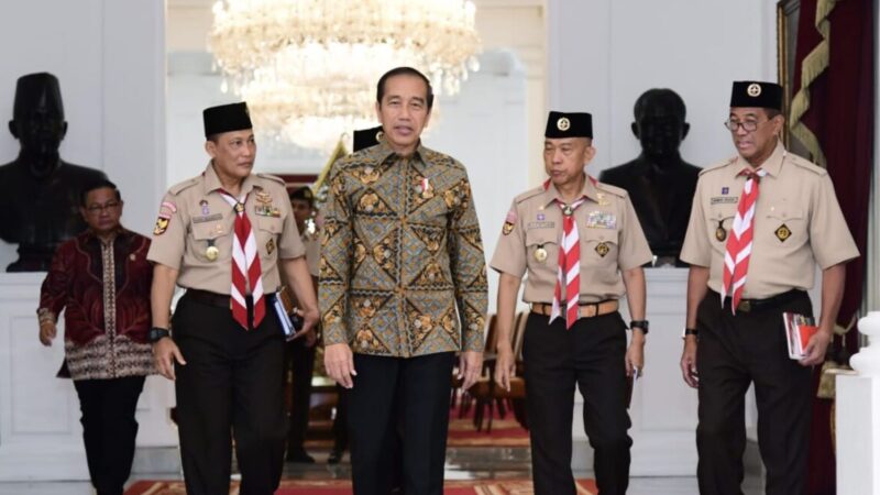 Presiden Terima Kunjungan Kwarnas Gerakan Pramuka