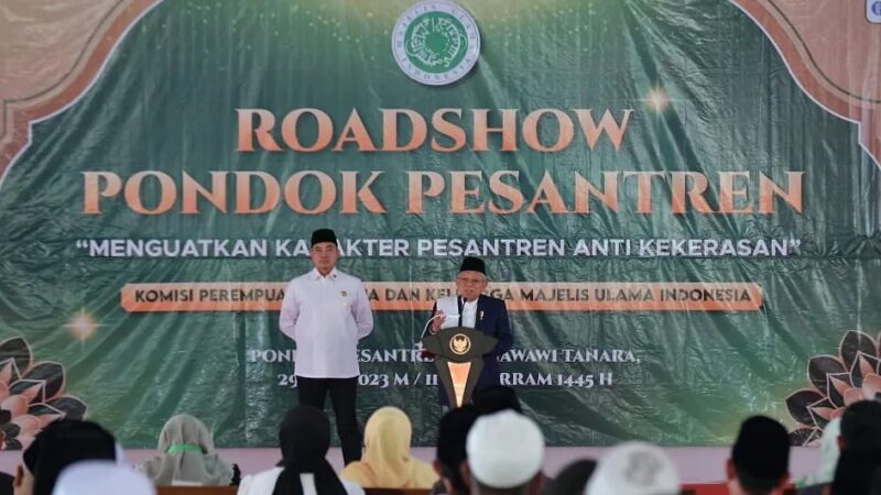 Perkuat Karakter Pesantren Antikekerasan, Wapres Harap Pesantren Jadi Pusat Peradaban Islam