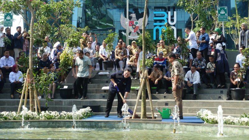 Gotong Royong Boyong Pohon, Upaya Kementerian BUMN dan Pertamina Tekan Polusi