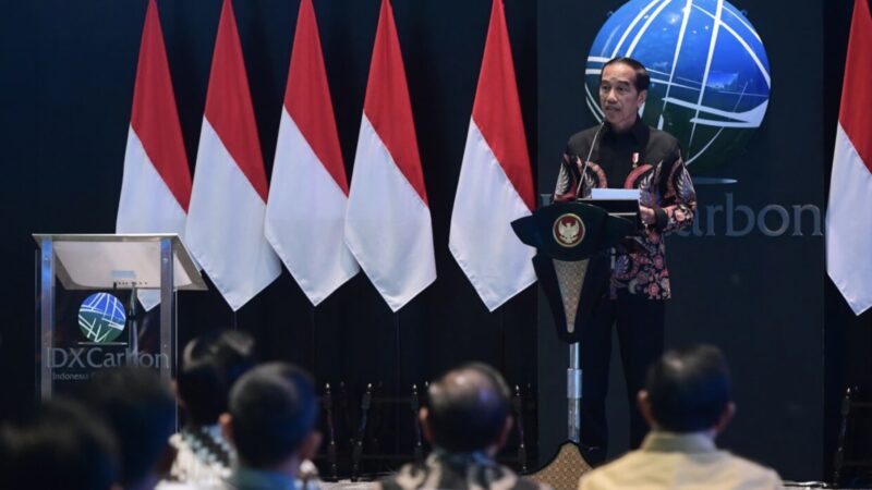 Presiden Joko Widodo Luncurkan Bursa Karbon Indonesia