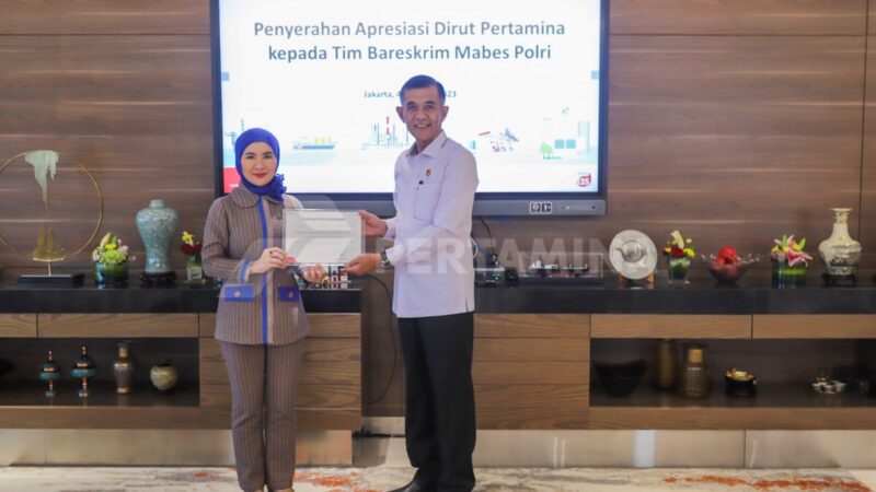 Konsisten Tindak Penyelewengan BBM & LPG Subsidi, Pertamina Apresiasi Bareskrim POLRI