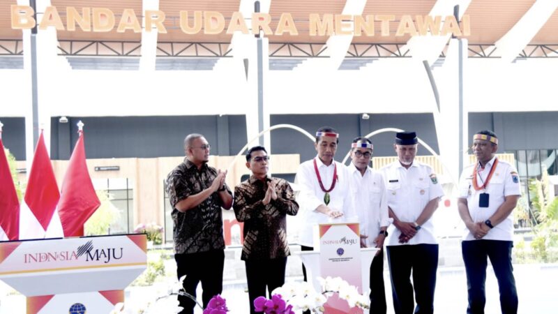 Resmikan Bandara Mentawai, Presiden Berharap Efek Berganda Dongkrak Pariwisata