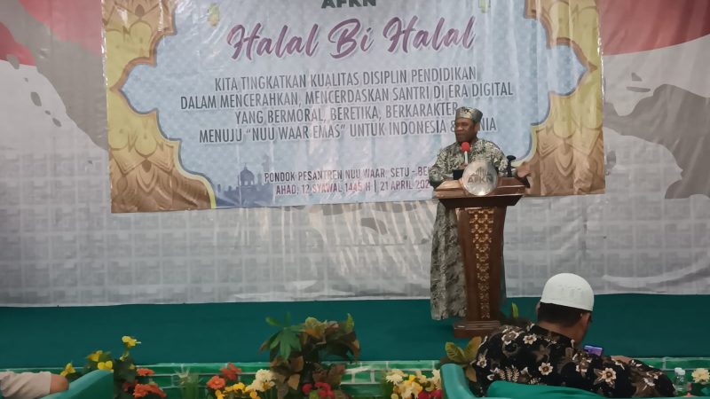 Pesantren Nuu Waar AFKN Gelar Halal Bihalal Idulfitri