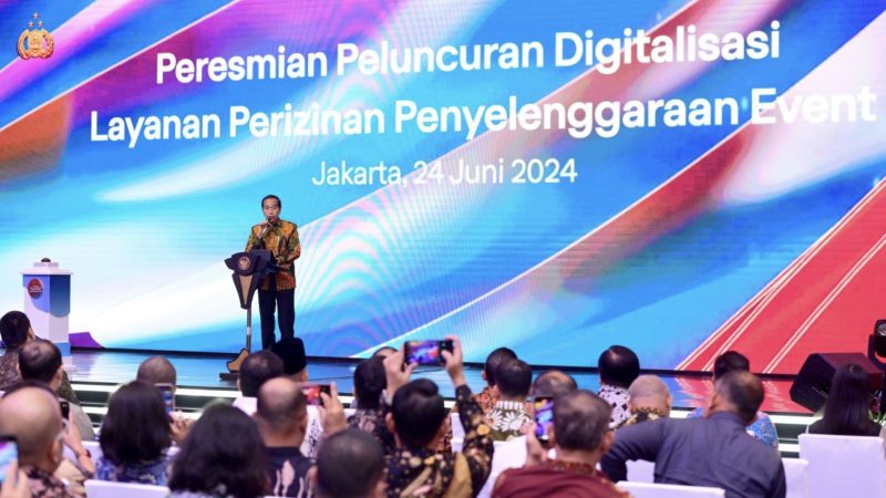 Presiden Luncurkan Digitalisasi Layanan Perizinan Penyelenggaraan Event