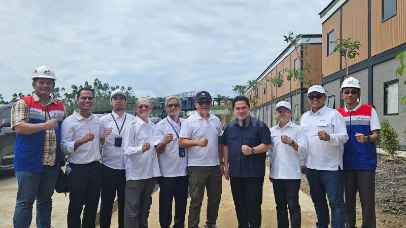 Menteri BUMN Cek Kesiapan Jaringan Gas Pertamina di IKN