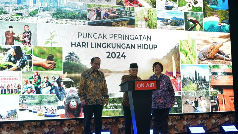 Hadiri Puncak Peringatan Hari Lingkungan Hidup, Wapres Paparkan 3 Langkah Strategis Tangani Krisis Iklim