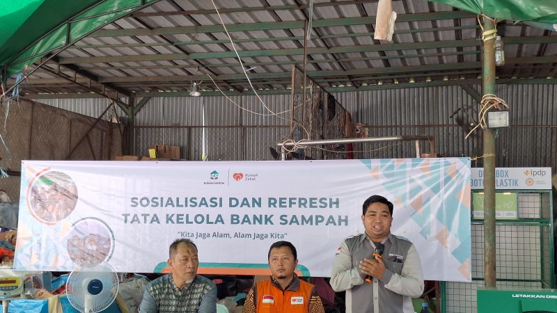 Kolaborasi Rumah Zakat dan BSI Rumah Harum dalam Edukasi Tata Kelola Bank Sampah