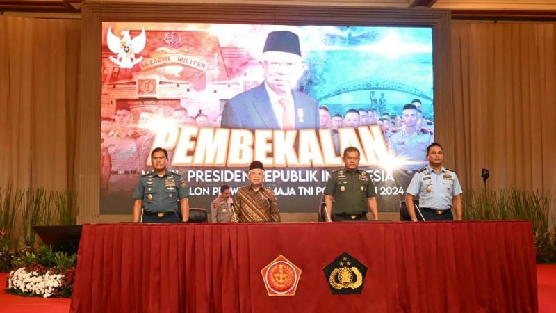 Ancaman Makin Kompleks, Wapres Minta Aparat TNI-Polri ‘Melek’ Teknologi