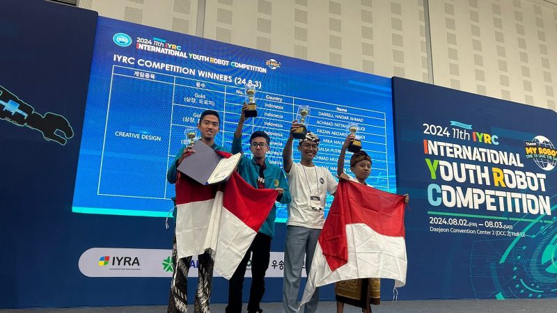 Hafizh Qur’an 24 Juz Raih Emas dalam Ajang Robotik Internasional di Korsel
