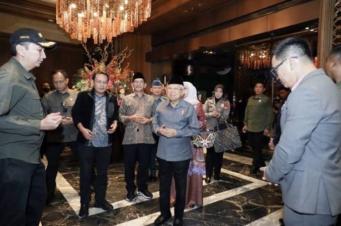 Pertama Kali Injakkan Kaki di IKN, Wapres Langsung Pimpin Doa Bersama