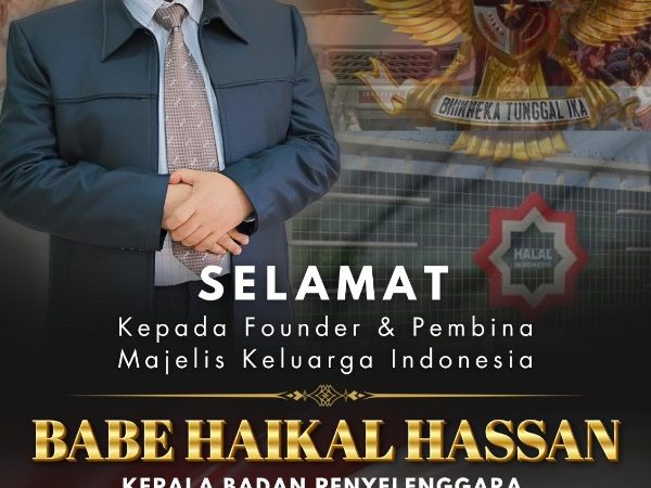 Babe Haikal Betawi Tulen Pimpin Penyelenggara Jaminan Produk Halal