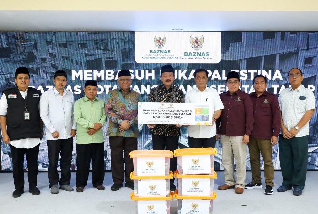Baznas Terima Bantuan Kemanusiaan Palestina