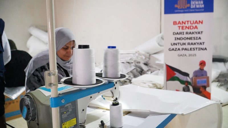 Begini Spesifikasi Tenda Darurat yang Dipasok Laznas Dewan Dakwah ke Gaza
