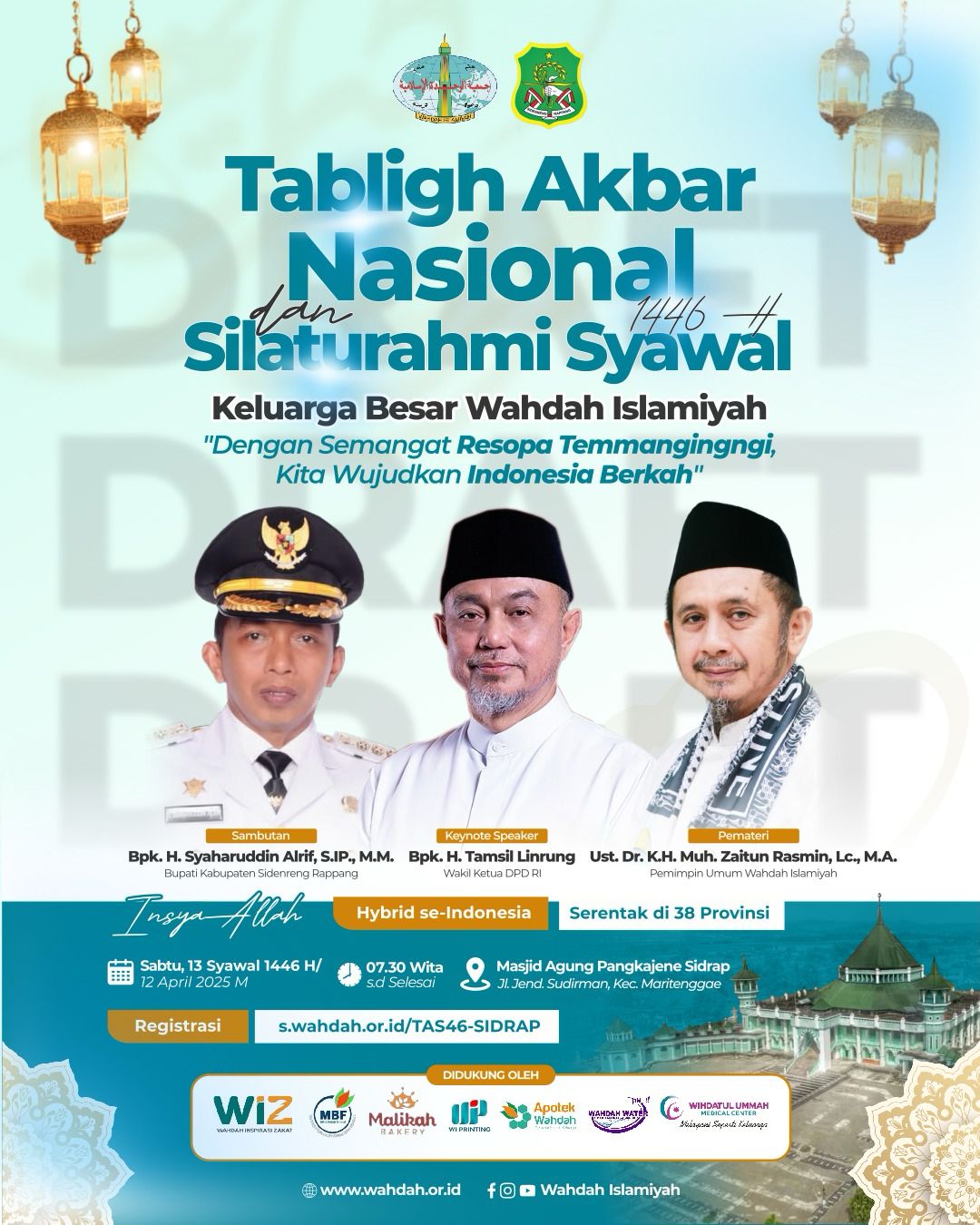 Sidrap Akan Menjadi Tuan Rumah Silatnas Wahdah Islamiyah