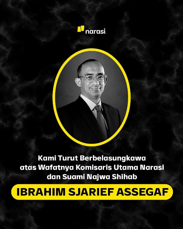 Suami Najwa Shihab Meninggal Dunia