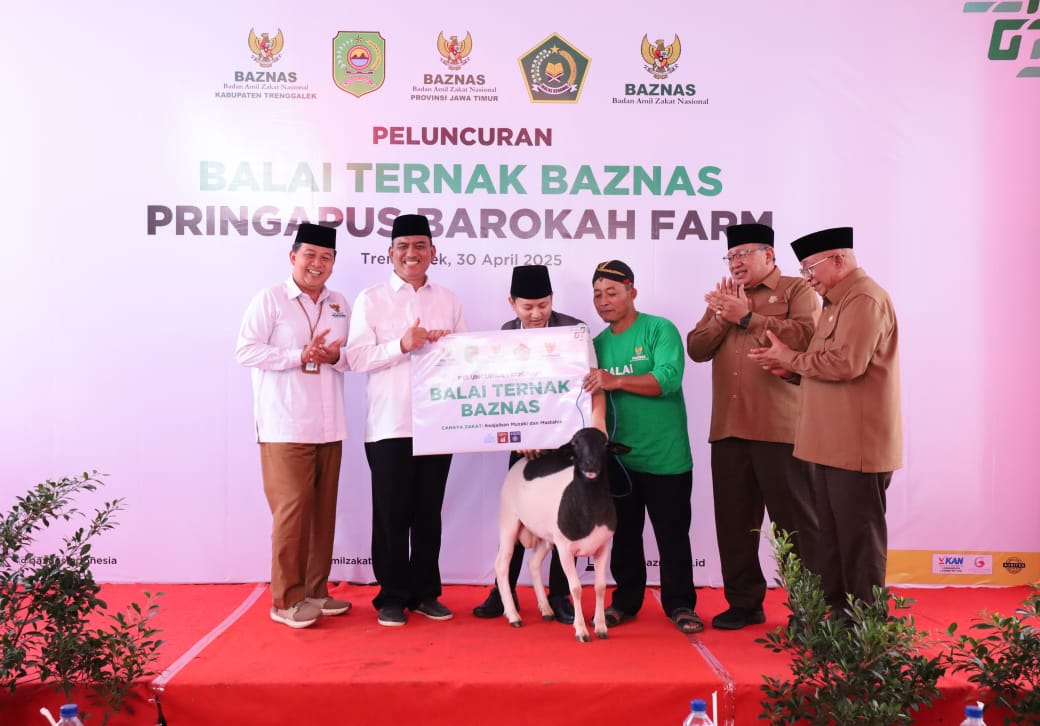 BAZNAS Luncurkan Balai Ternak di Trenggalek, Berdayakan Ekonomi Mustahik
