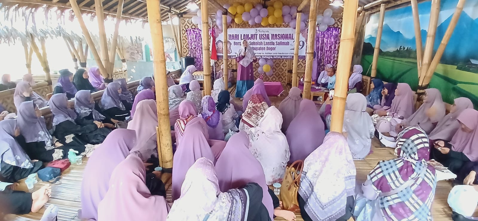 Peringati HALUN Ke-29, Sekolah Lansia Salimah Bogor Gelar Gebyar Lansia