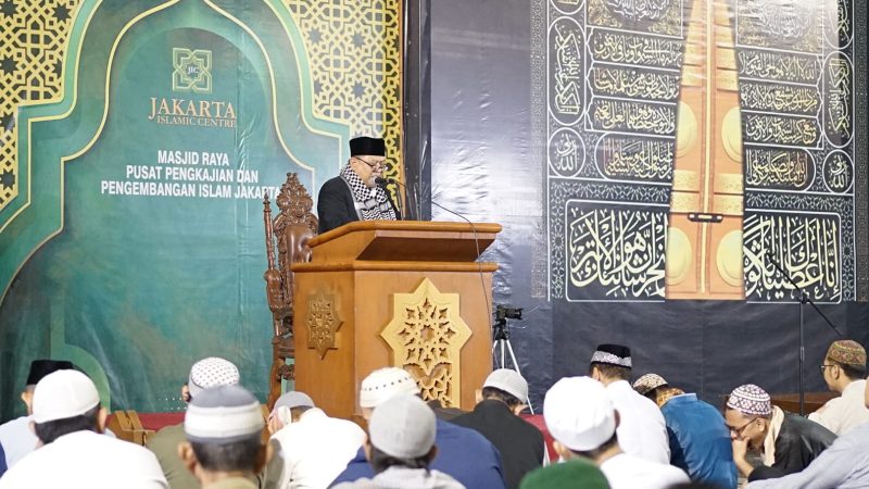 Ribuan Jemaah Shalat Idul Adha Padati Masjid Raya Jakarta Islamic Centre