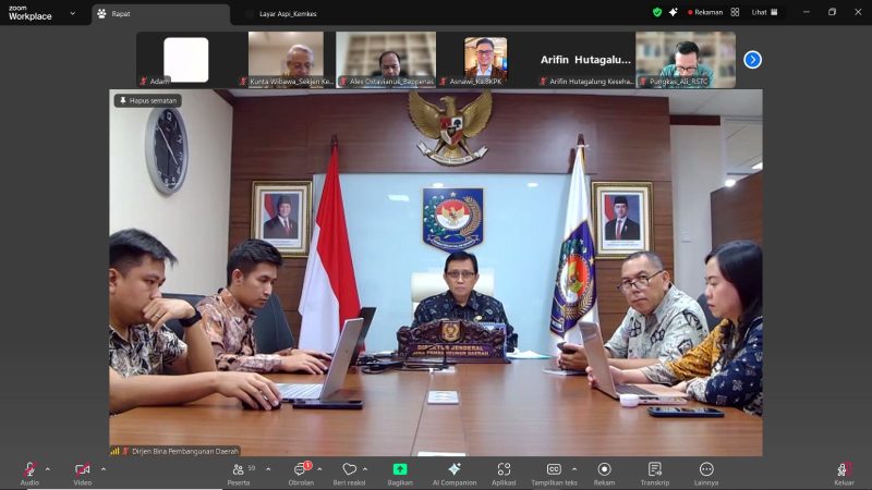 Pemerintah Bahas Penyusunan RPerpres Rencana Induk Bidang Kesehatan
