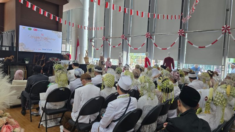 Hingga Pertengahan 2025, Kemenag Fasilitasi 287 Pasangan lewat Tiga Nikah Massal
