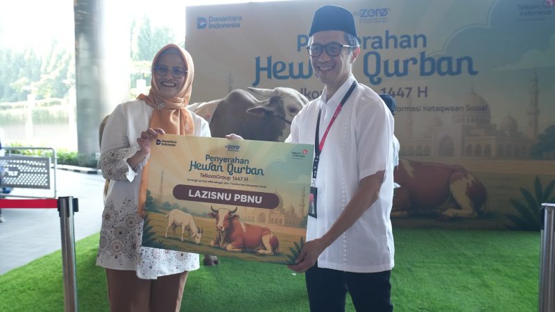 Wujudkan Semangat Berbagi di Hari Raya Iduladha,  TelkomGroup Salurkan 910 Hewan Kurban untuk Masyarakat