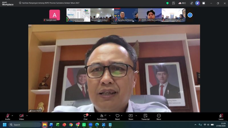 Kemendagri Tekankan Pemanfaatan Hasil Evaluasi dalam Penyusunan RKPD Sumatera Selatan Tahun 2027