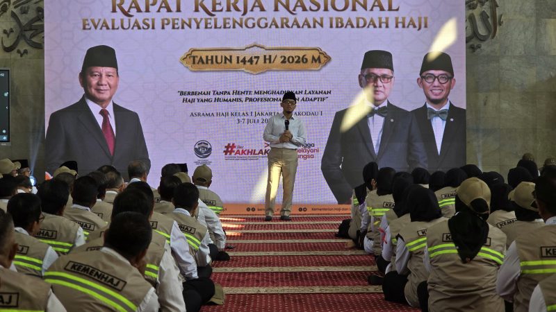 Rakernas Evaluasi Haji, Wamenhaj Ajak Bangun Budaya Kerja Baru Demi Pelayanan Terbaik bagi Jemaah