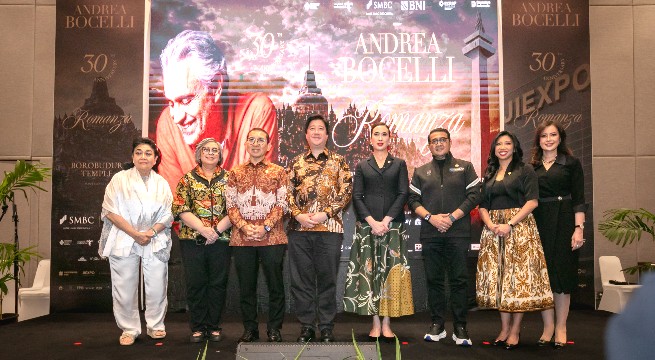 Mahakarya Musik Andrea Bocelli di Indonesia